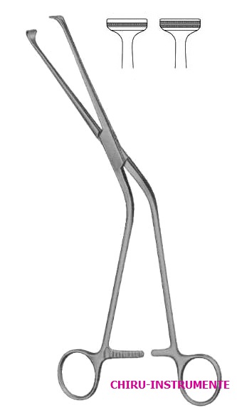 MILLIN autramic capsule forceps, 24.5 cm (9 ⅗"), atraumatic