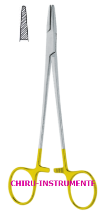 MAYO-HEGAR needle holder,  delicate, 14 cm (5 ½"), Tungsten Carbide (TC)