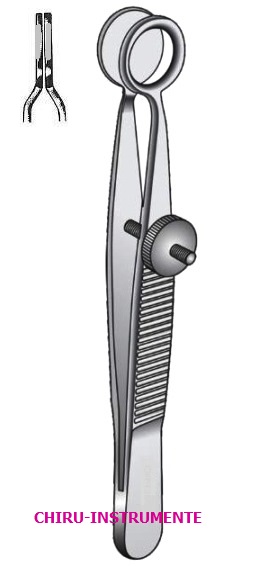LAMBERT chalazion forceps, 9 cm (3 ½"), with screw LAMBERT chalazion forceps, 9 cm (3 ½"), with screw