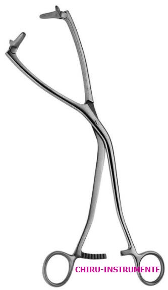 COLLIN Uterusfasszange, 25 cm 
