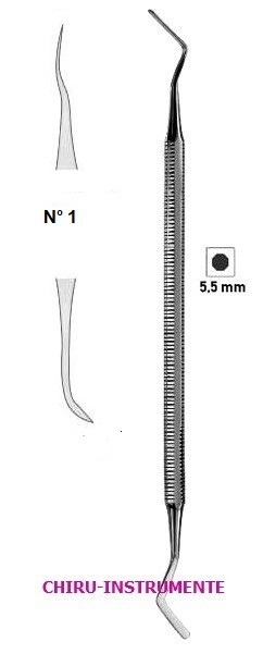 WOODSON-Füllungs Instrument, Fig. 1, Länge ca. 16,5cm