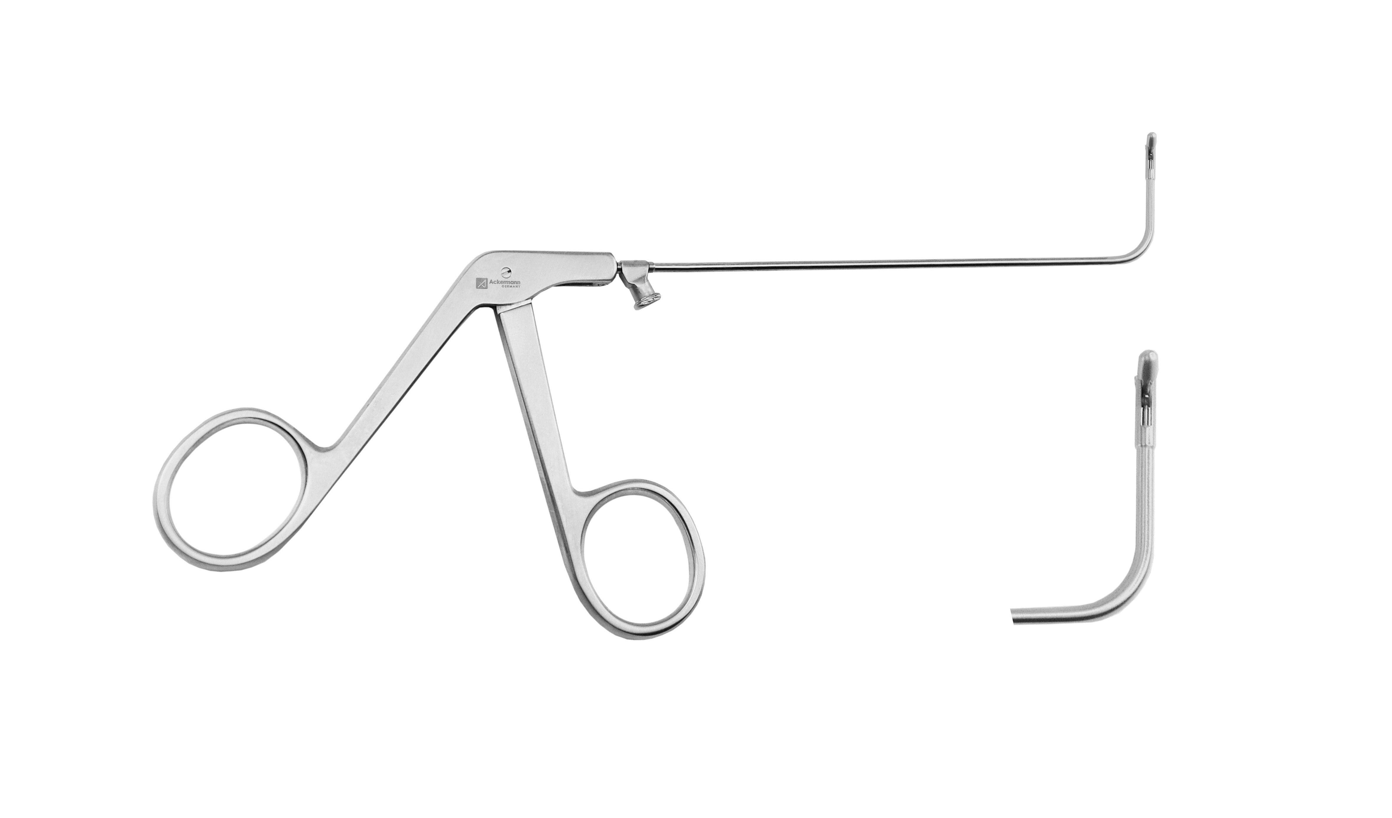 KUHN-BOLGER Giraffenzange, horizontal, 13 cm, 90° aufgebogen