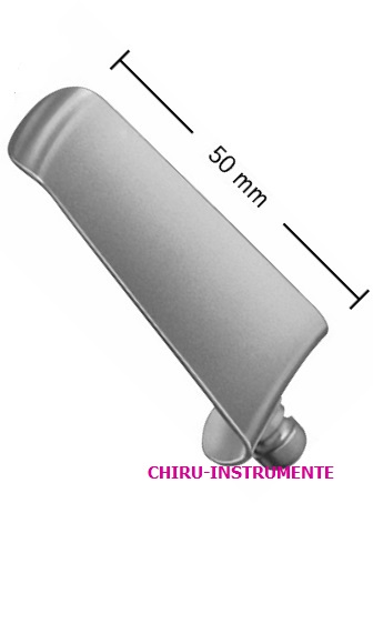 CLOWARD valve, 50 mm, blunt