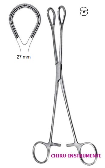 Atraumatische Polypen und Organ-Fasszange, gerade, 27mm, 27cm