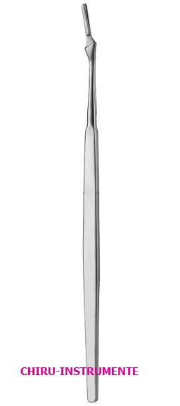 SKALPELL-Griff No. 5 L, abgewinkelt, 21,5cm