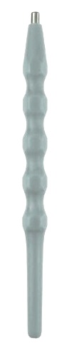 Mouth mirror plastic handle, 13.5 cm, gray