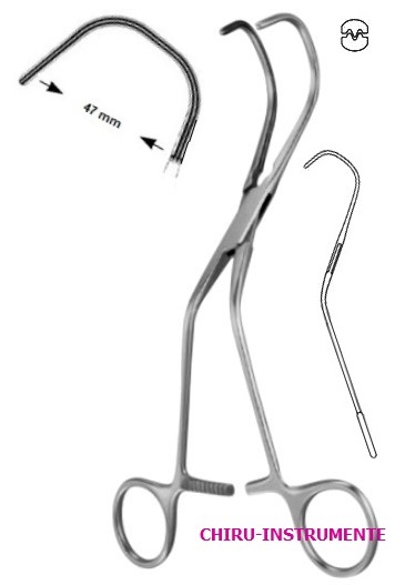 LAMBERT-KAY atrauma forceps, 40 mm, 20 cm (8")