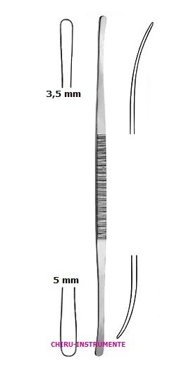 TOENNIS Dissektor, 3,5x5mm, 24cm TOENNIS Dissektor, 3,5x5mm, 24cm