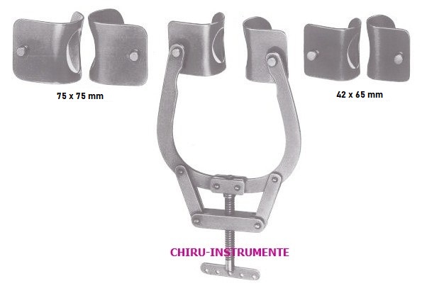 MERCEDES Thorax Sperrer, Edelstahl, 2 Paar Valven, Spreizweite 160mm MERCEDES Thorax Sperrer, Edelstahl, 2 Paar Valven, Spreizweite 160mm