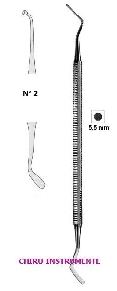 WOODSON-Füllungs Instrument, Fig. 2, Länge ca. 16,5cm