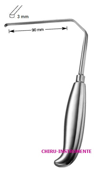 HESS Wurzelhaken, 3 mm, 19 cm  HESS Wurzelhaken, 3 mm, 19 cm