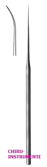 BARBARA Nadel, leicht gebogen, spitz, 15,5cm BARBARA Nadel, leicht gebogen, spitz, 15,5cm