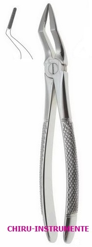 Extracting forceps, fig. 151, with adhesive profile, english pattern