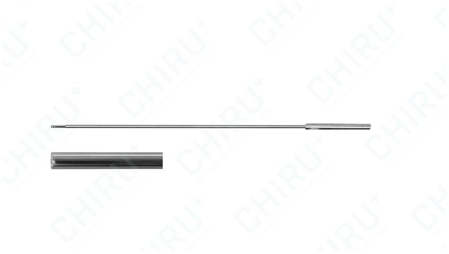 Knot pusher with slot, Ø 5.0 mm, 330 mm