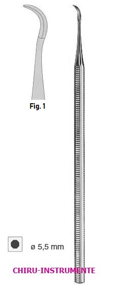 Zahnreiniger, Fig. 1, achtkant, 15cm
