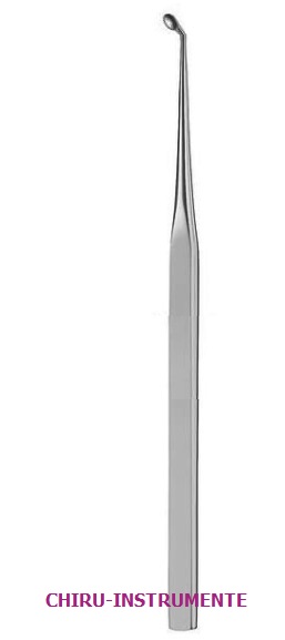 < CHOMPRET scharfer Löffel, links geb. 15 cm