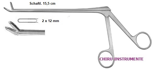 CASPAR rongeur, 12 x 2 mm, 15.5 cm (6"), upwards