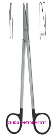 METZENBAUM scissors, straight, bl/bl, 18 cm (7"),  Supercut (SC)