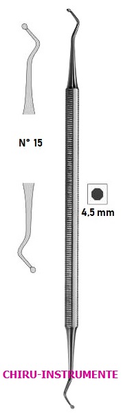 WHITE Exkavator, doppelendig, 17,5cm, Fig. 15