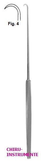 EMMET fistula hooks, fig. 4, 22 cm (8 ½")