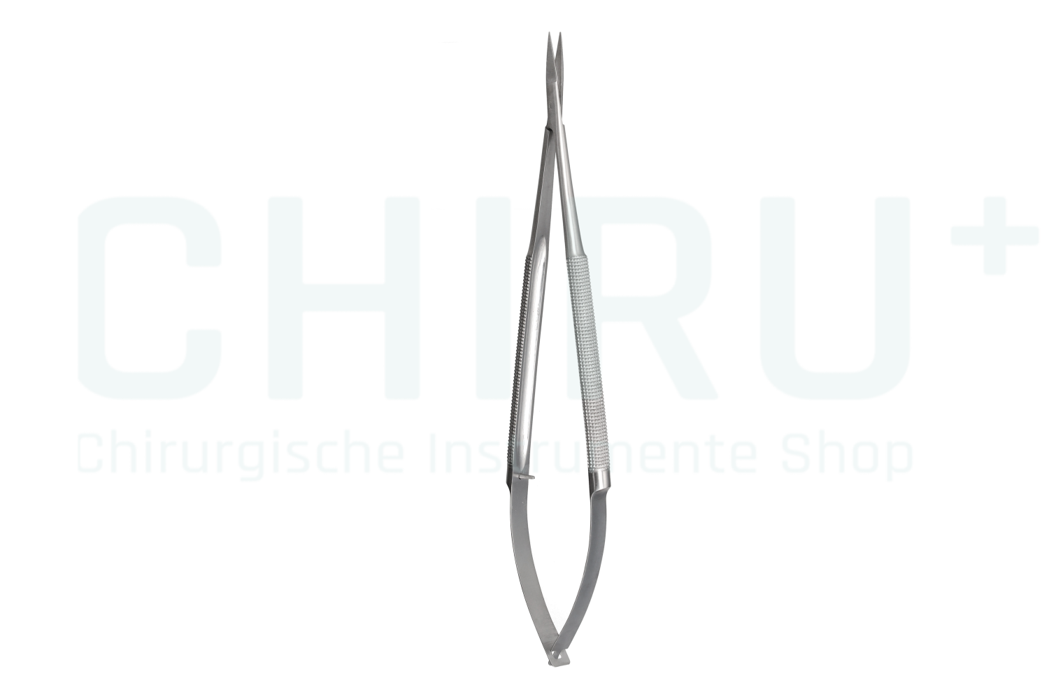 Mikroschere, 18 cm, 14 mm Schneide, Rundgriff, gerade, sp./sp. Mikroschere, 18 cm, 14 mm Schneide, Rundgriff, gerade, sp./sp.