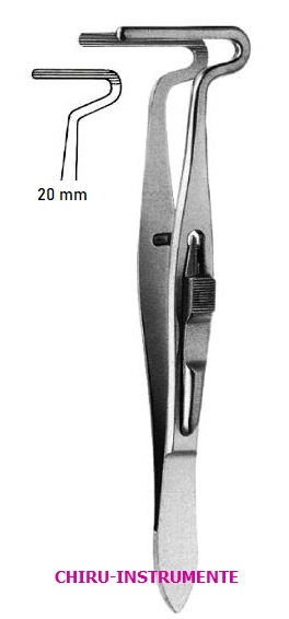 BERKE Muskelpinzette, 20mm, 10cm