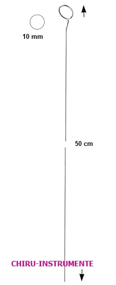 VOLLMAR Ringstripper, Kopf abgewinkelt, Ø 10mm, 50cm