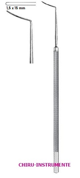 CASTROVIEJO Cyclodialyse Spatel, 1,5x15mm, 14cm
