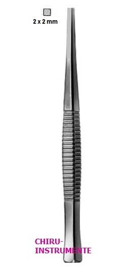 PASSOW hemostatic chisel, 2 x 2 mm