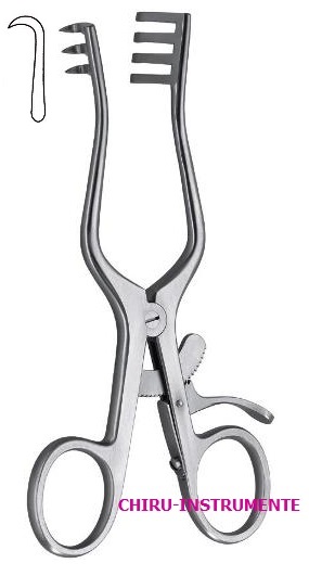 WEITLANER Wundsperrer, 3x4 Zähne, 13 cm, scharf WEITLANER Wundsperrer, 3x4 Zähne, 13 cm, scharf