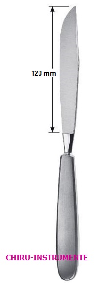 LANGENBECK Amputationsmesser, Klinge 12 cm, 26 cm