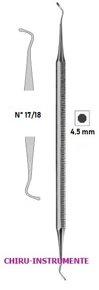 DARBY-PERRY Exkavator, zweiendig, ca.17cm, Fig. 17/18