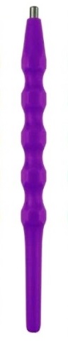 Mouth mirror plastic handle, 13.5 cm, pink